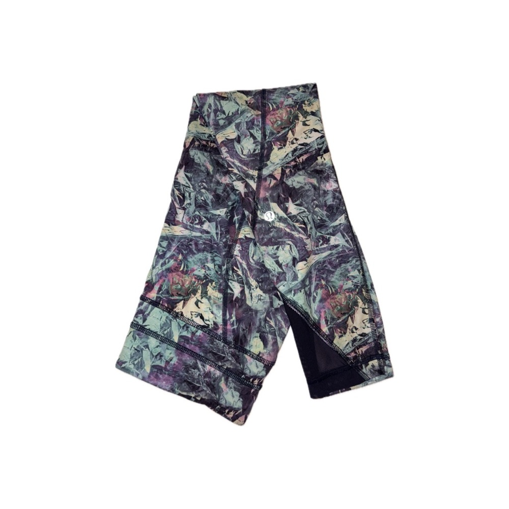 Lululemon Inspire Tight II Full-On Luxtreme Iridescent Multi/Naval Blue - Size 4